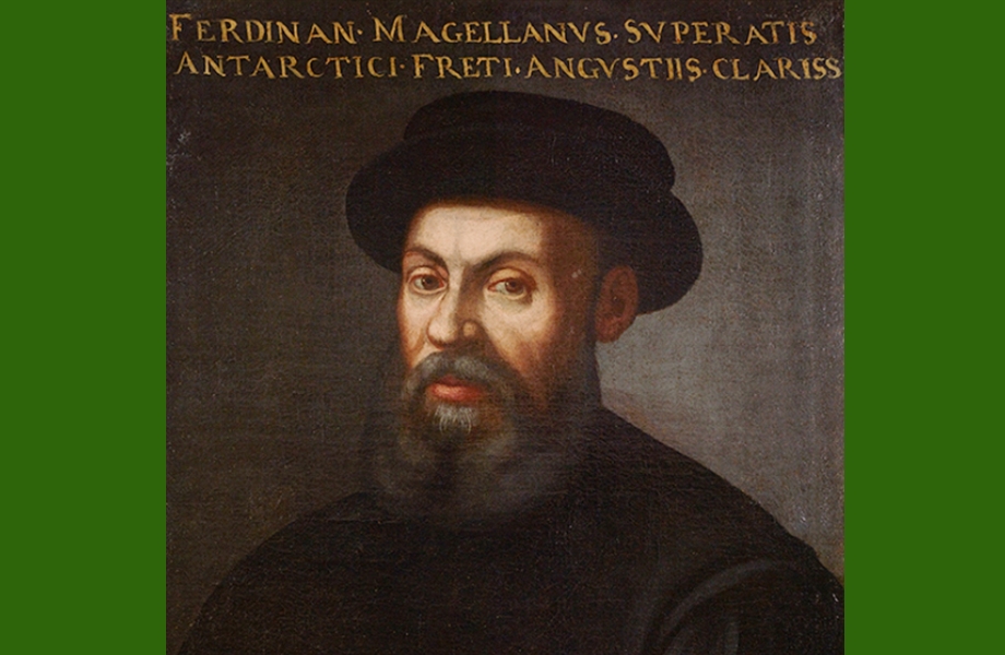 Ferdinand Magellan - ein portugiesischer Seefahrer - Gemälde, Porträt Magellan ca. 1550-1625, unbekannter Maler