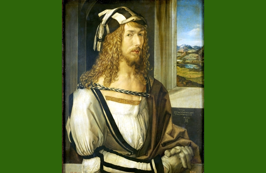 Gemälde: Selbstporträt von Albrecht Dürer