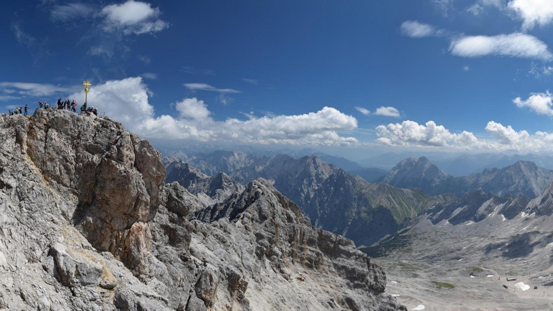 Foto von der Zugspitze